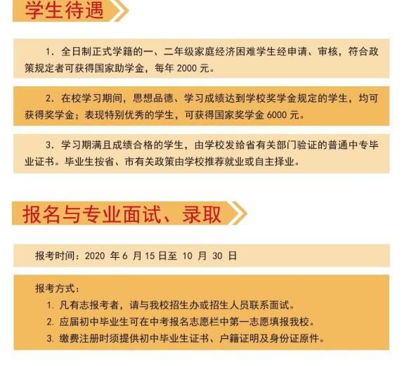 2020年梅州市艺术学校招生简章