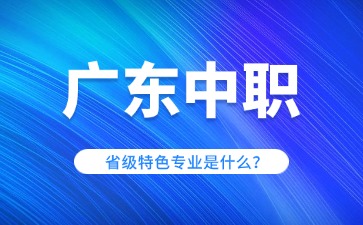 广东中职省级特色专业是什么?